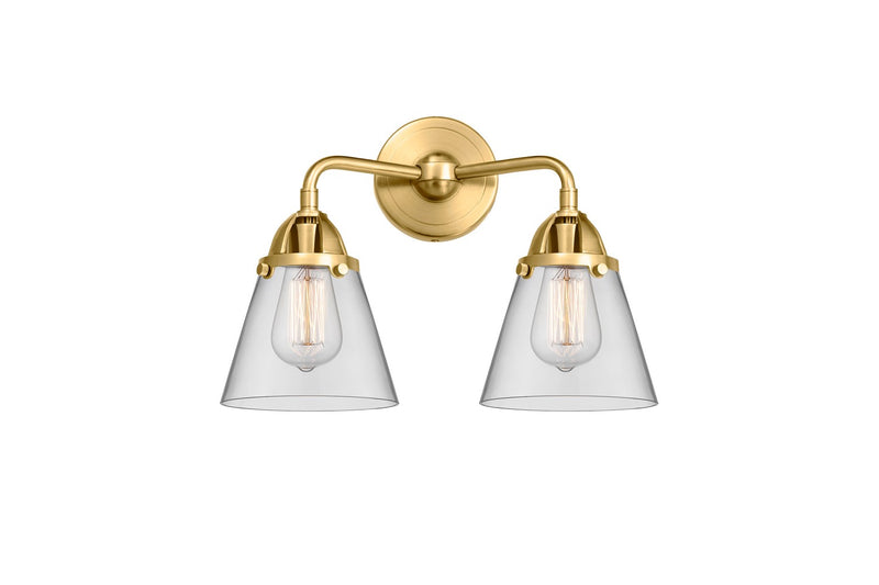 Innovations 288-2W-SG-G62 Two Light Bath Vanity, Satin Gold