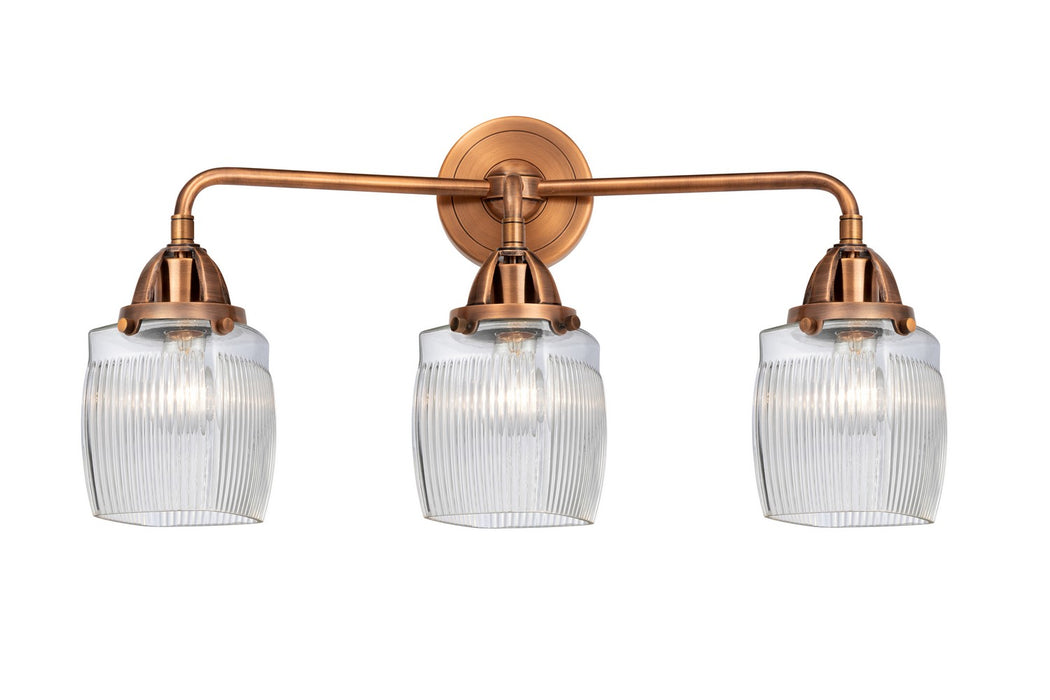 Innovations 288-3W-AC-G302-LED LED Bath Vanity, Antique Copper