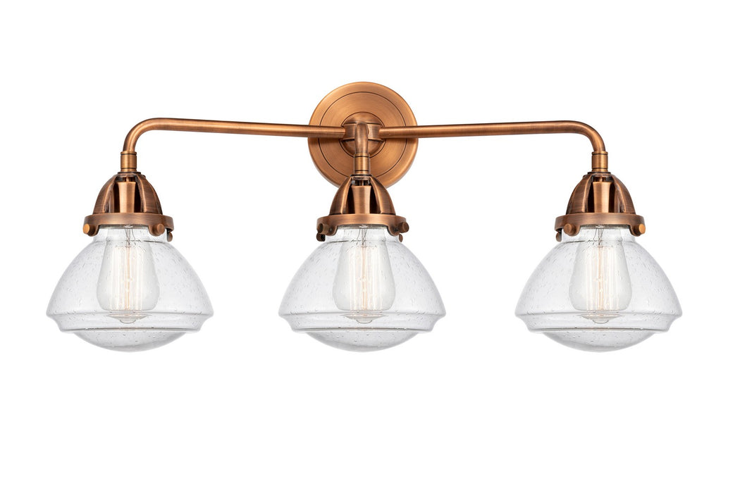 Innovations 288-3W-AC-G324-LED LED Bath Vanity, Antique Copper