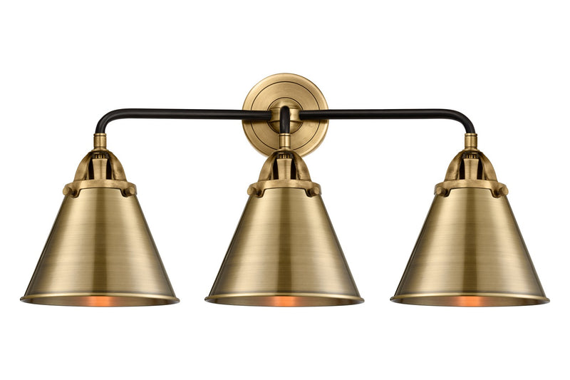 Innovations 288-3W-BAB-M13-AB Three Light Bath Vanity, Black Antique Brass