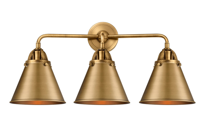 Innovations 288-3W-BB-M13-BB Three Light Bath Vanity, Brushed Brass