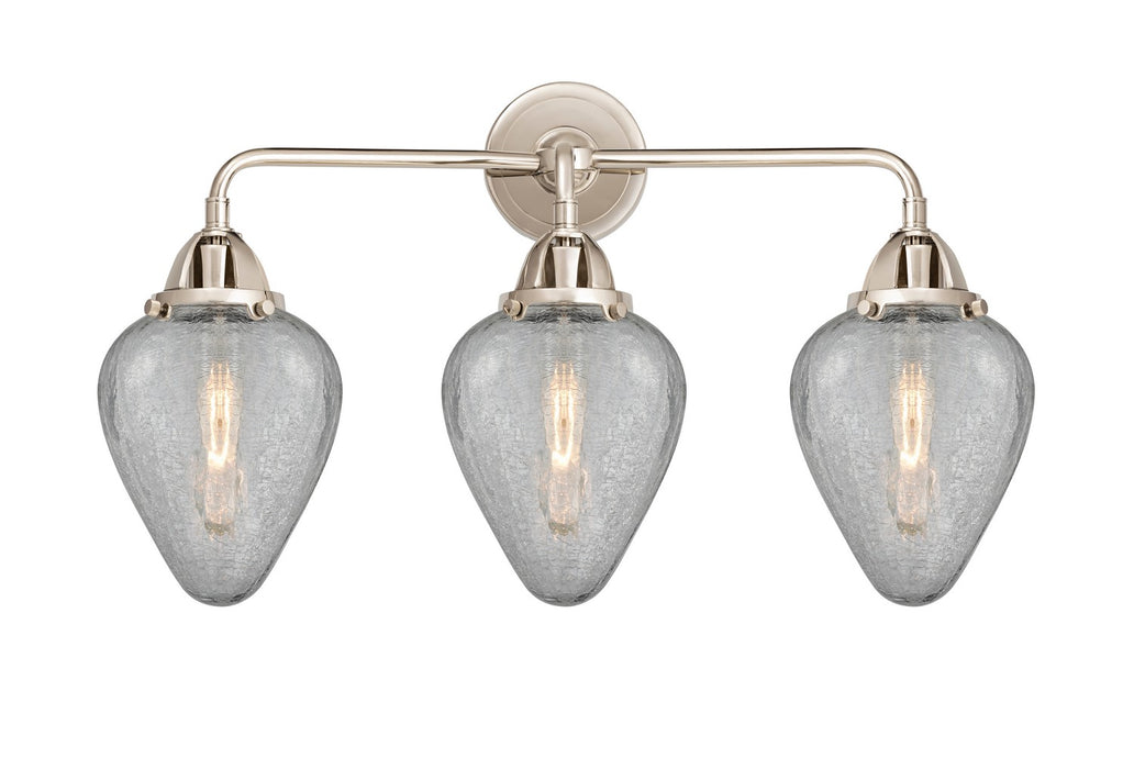 Innovations 288-3W-PN-G165 Three Light Bath Vanity, Polished Nickel