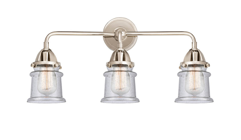 Innovations 288-3W-PN-G184S Three Light Bath Vanity, Polished Nickel