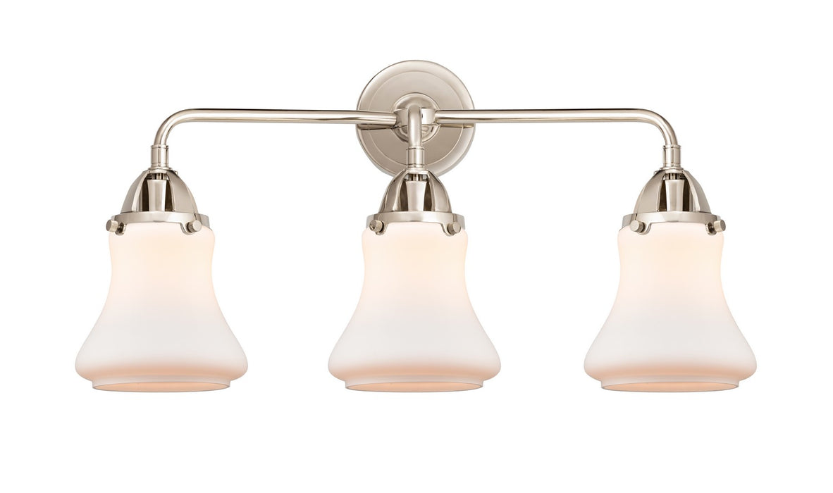 Innovations 288-3W-PN-G191 Three Light Bath Vanity, Polished Nickel