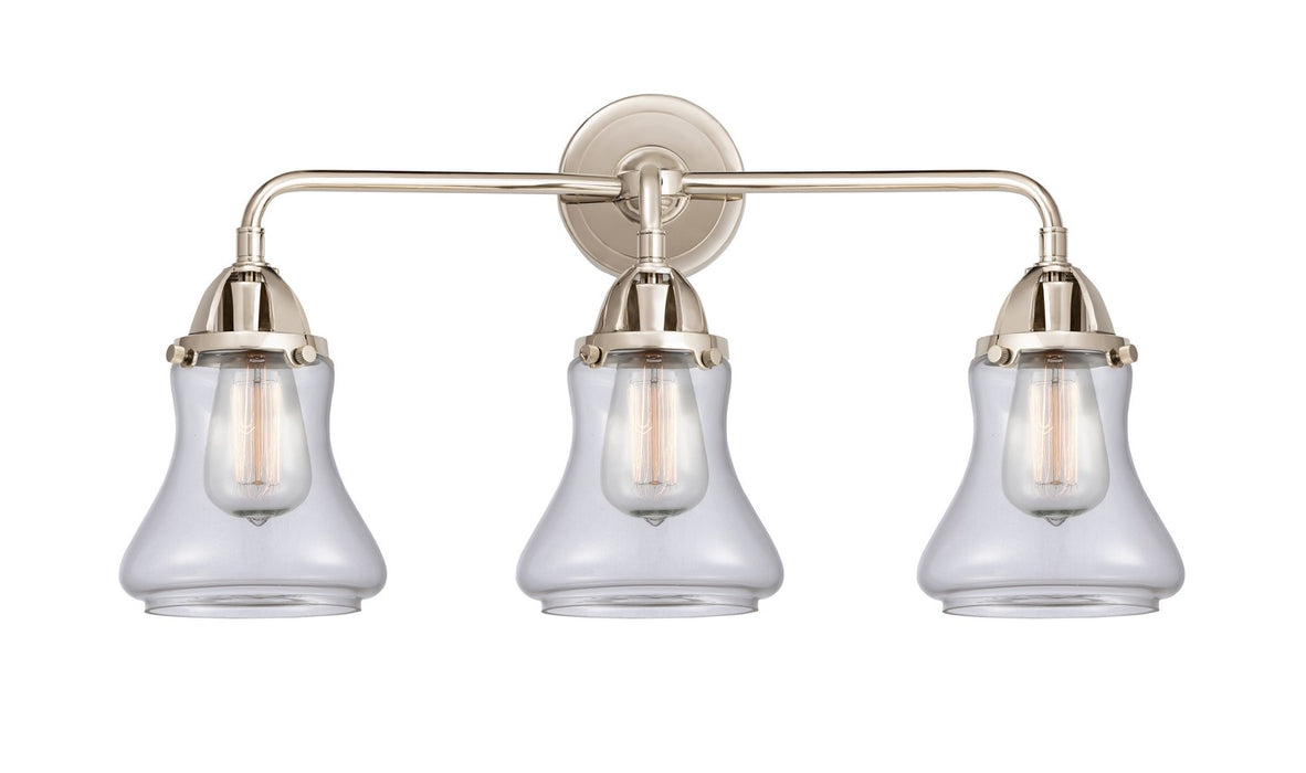 Innovations 288-3W-PN-G192 Three Light Bath Vanity, Polished Nickel