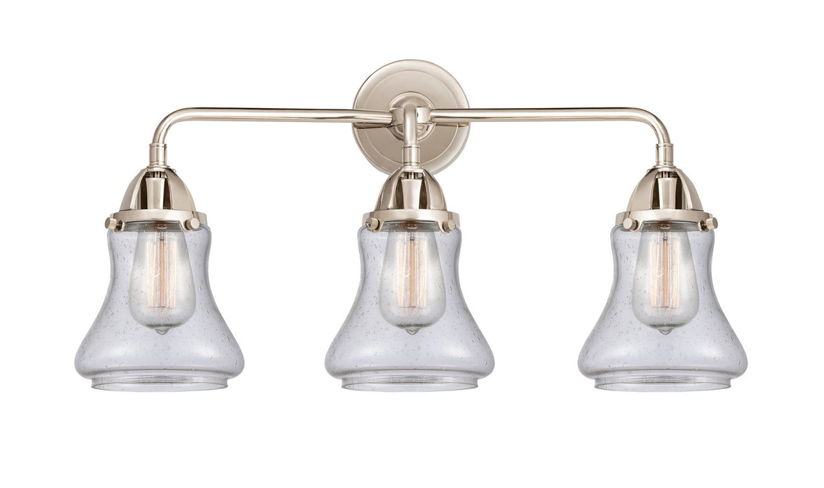 Innovations 288-3W-PN-G194 Three Light Bath Vanity, Polished Nickel