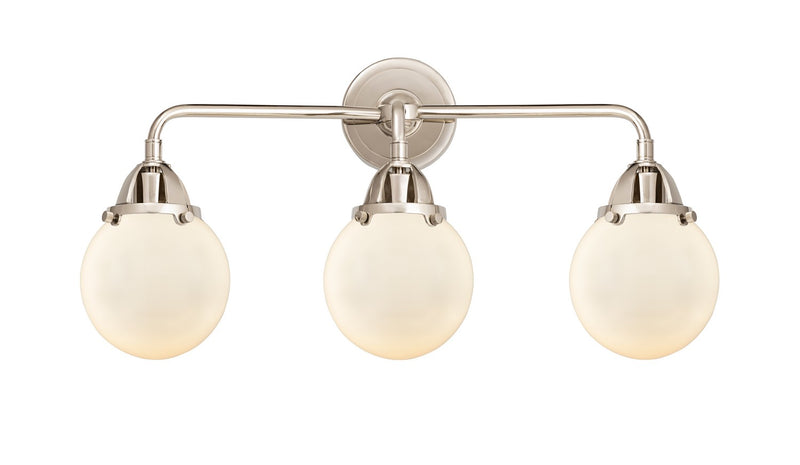 Innovations 288-3W-PN-G201-6 Three Light Bath Vanity, Polished Nickel