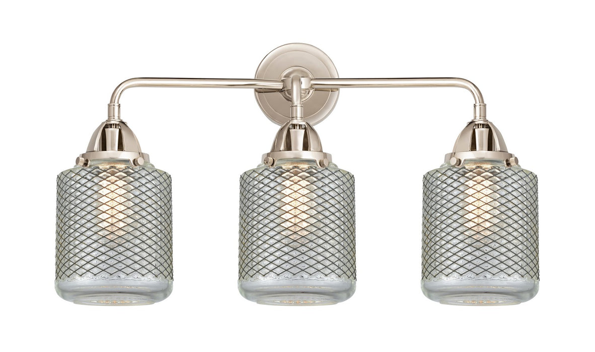 Innovations 288-3W-PN-G262 Three Light Bath Vanity, Polished Nickel
