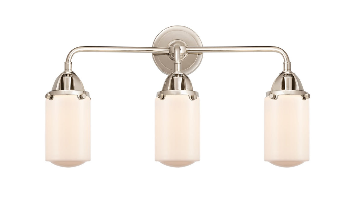 Innovations 288-3W-PN-G311 Three Light Bath Vanity, Polished Nickel