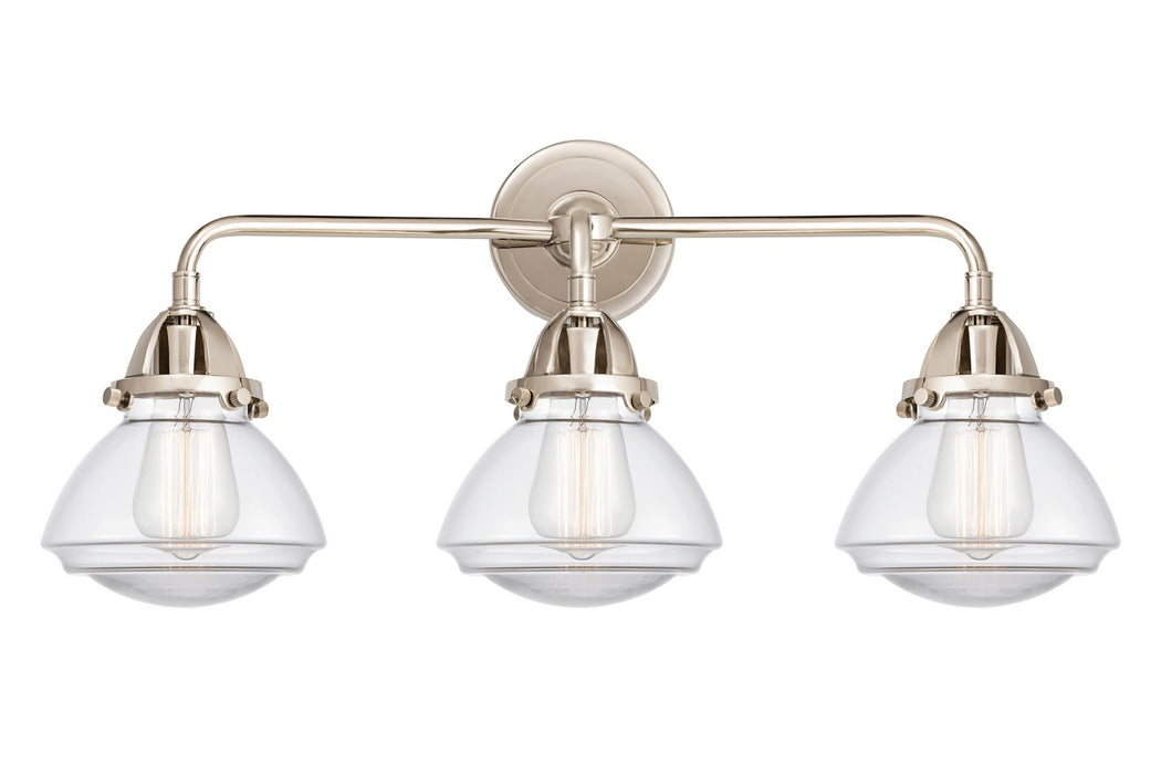 Innovations 288-3W-PN-G322 Three Light Bath Vanity, Polished Nickel
