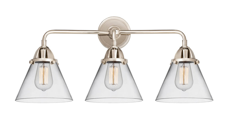 Innovations 288-3W-PN-G42 Three Light Bath Vanity, Polished Nickel