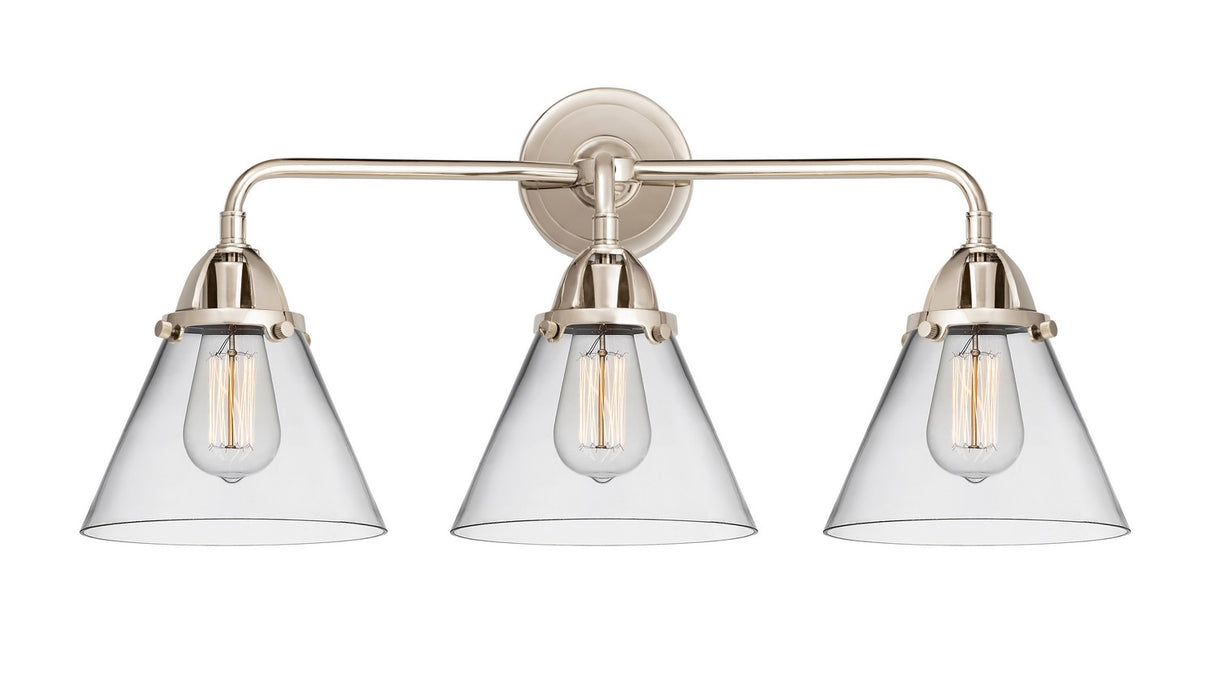 Innovations 288-3W-PN-G42 Three Light Bath Vanity, Polished Nickel