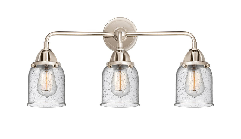 Innovations 288-3W-PN-G54 Three Light Bath Vanity, Polished Nickel