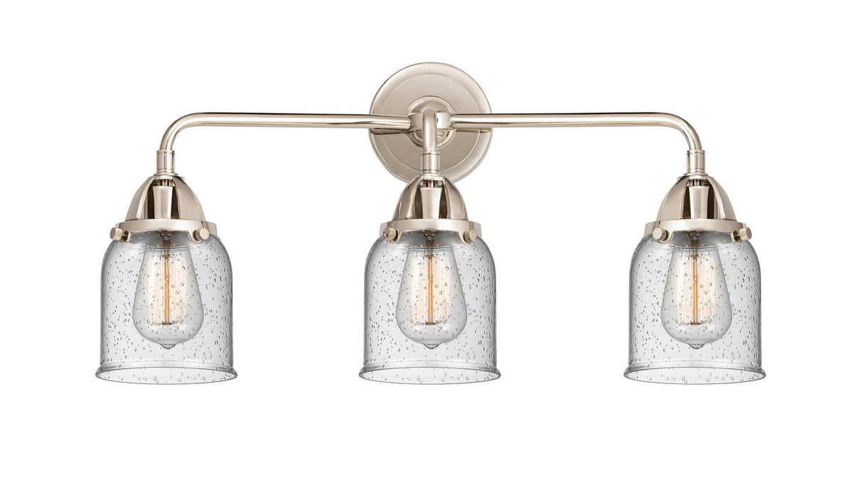 Innovations 288-3W-PN-G54 Three Light Bath Vanity, Polished Nickel