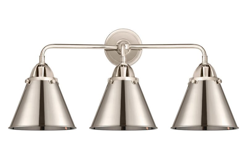 Innovations 288-3W-PN-M13-PN Three Light Bath Vanity, Polished Nickel