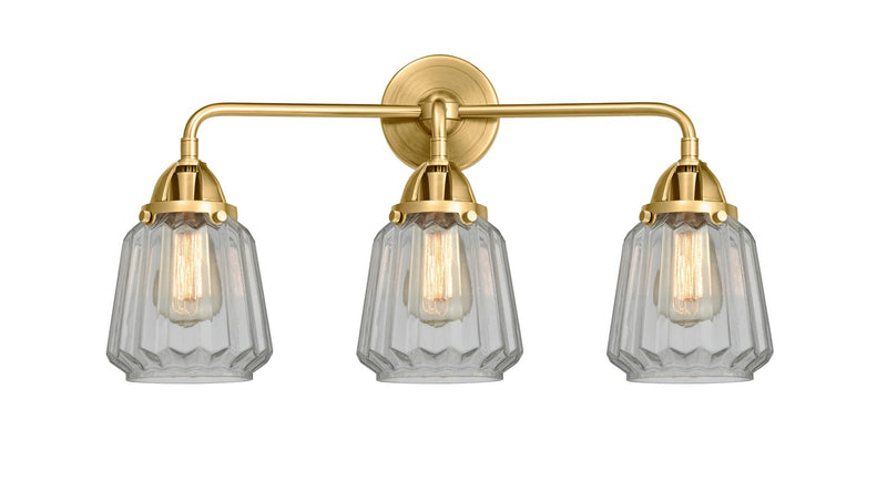 Innovations 288-3W-SG-G142-LED LED Bath Vanity, Satin Gold