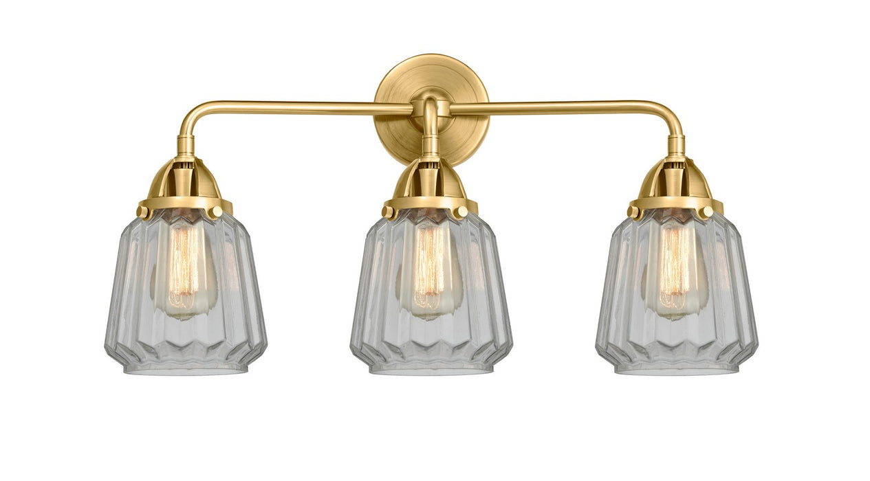 Innovations 288-3W-SG-G142-LED LED Bath Vanity, Satin Gold