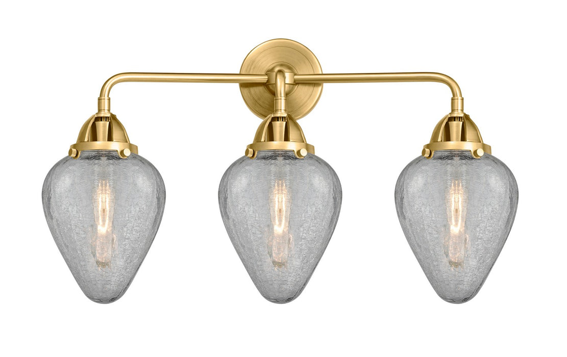 Innovations 288-3W-SG-G165-LED LED Bath Vanity, Satin Gold