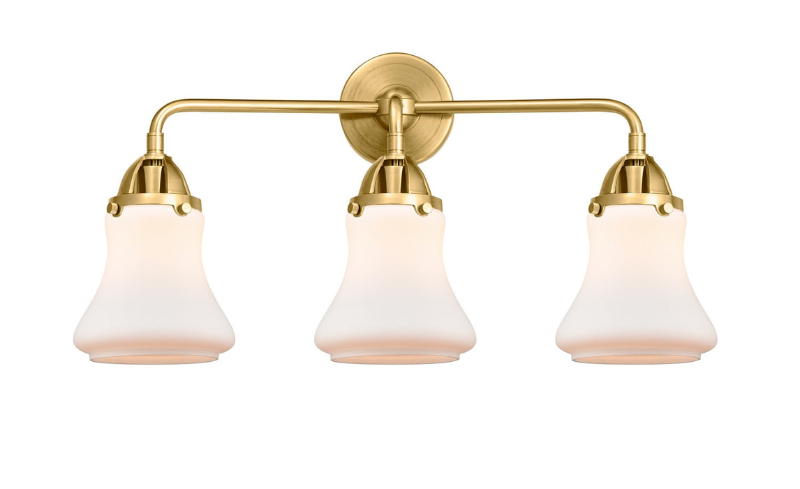 Innovations 288-3W-SG-G191 Three Light Bath Vanity, Satin Gold