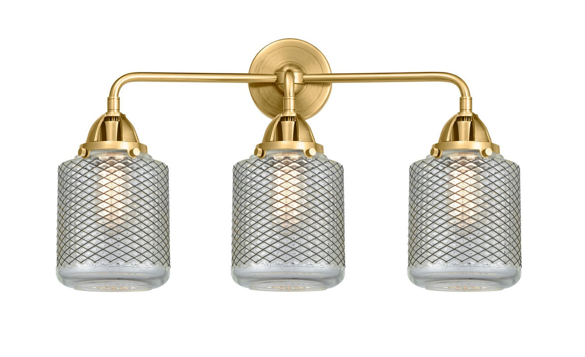 Innovations 288-3W-SG-G262 Three Light Bath Vanity, Satin Gold