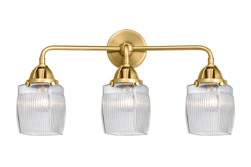 Innovations 288-3W-SG-G302-LED LED Bath Vanity, Satin Gold
