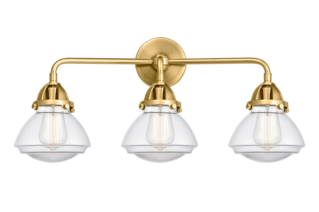 Innovations 288-3W-SG-G322 Three Light Bath Vanity, Satin Gold