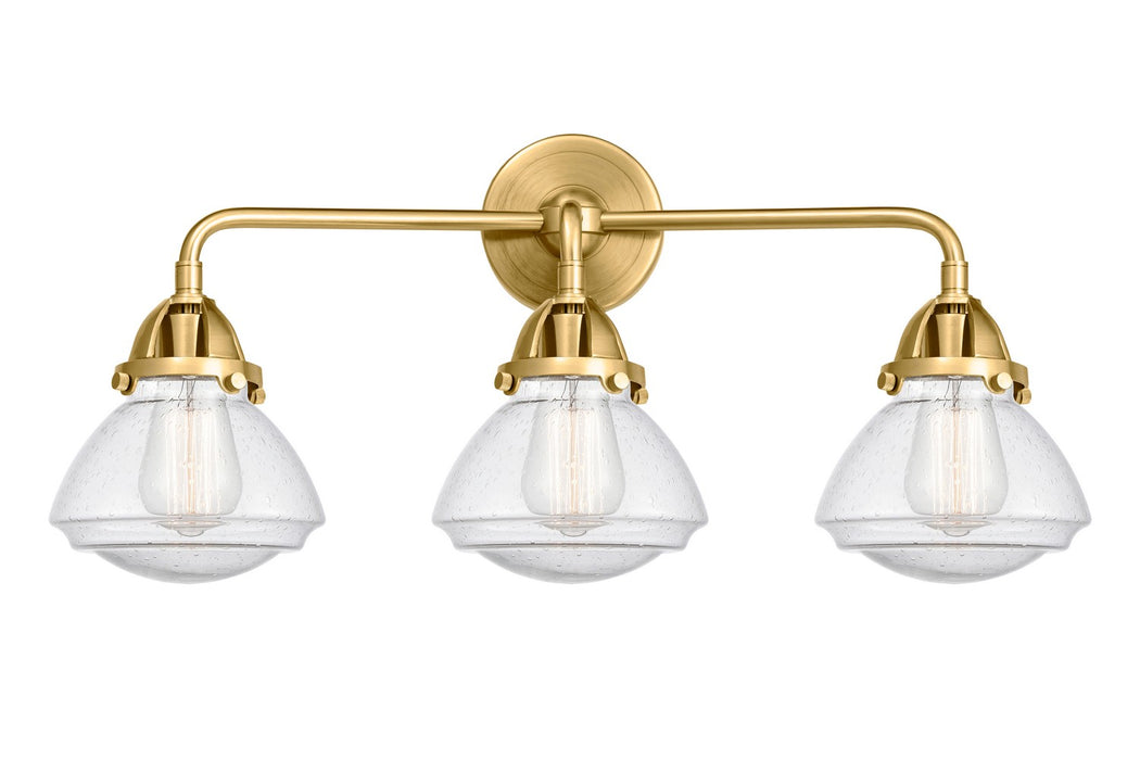 Innovations 288-3W-SG-G324 Three Light Bath Vanity, Satin Gold