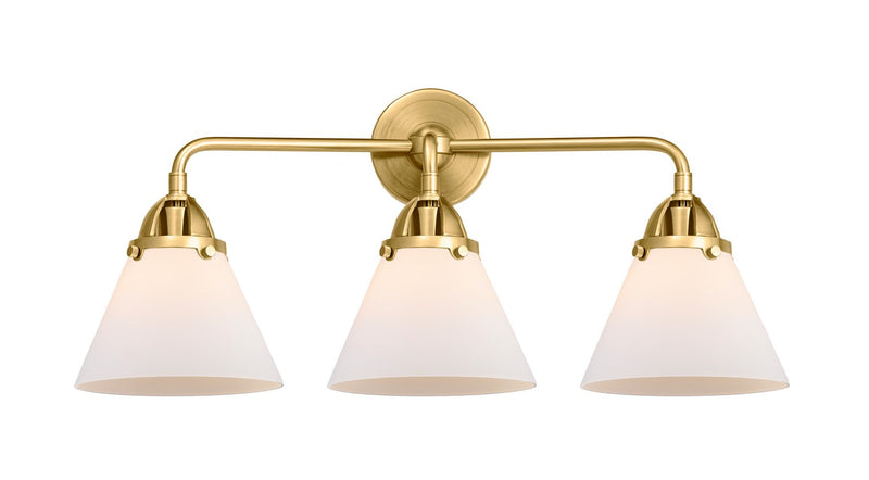 Innovations 288-3W-SG-G41 Three Light Bath Vanity, Satin Gold