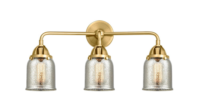 Innovations 288-3W-SG-G58 Three Light Bath Vanity, Satin Gold