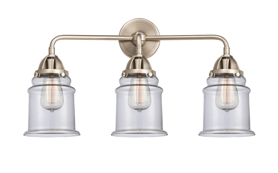 Innovations 288-3W-SN-G182 Three Light Bath Vanity, Brushed Satin Nickel