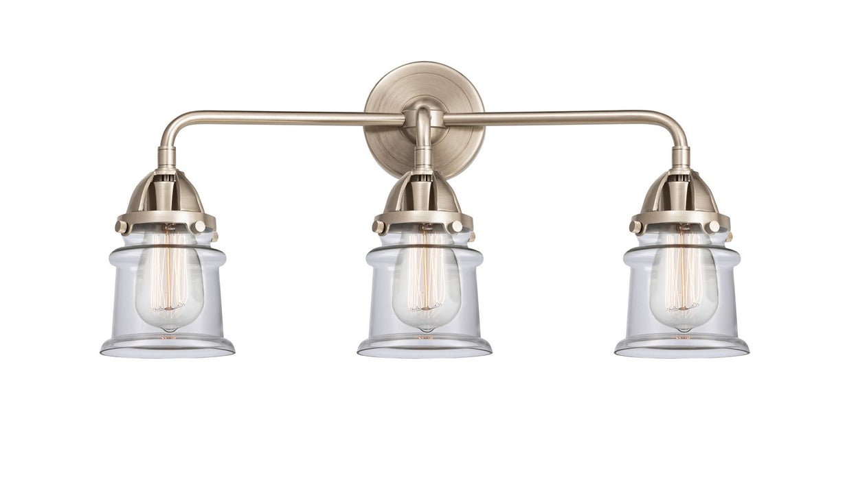Innovations 288-3W-SN-G182S Three Light Bath Vanity, Brushed Satin Nickel