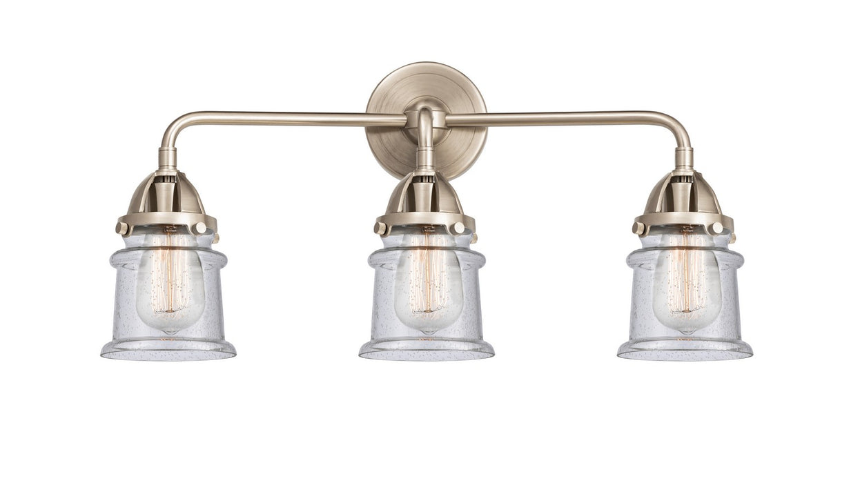 Innovations 288-3W-SN-G184S Three Light Bath Vanity, Brushed Satin Nickel