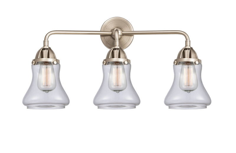 Innovations 288-3W-SN-G192 Three Light Bath Vanity, Brushed Satin Nickel