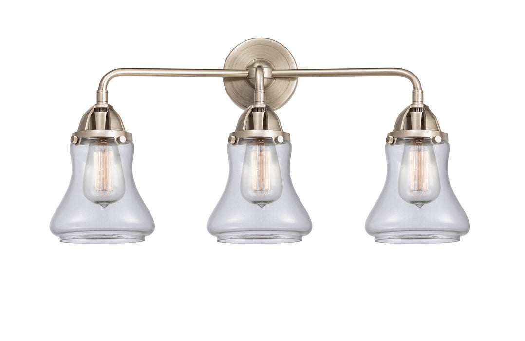 Innovations 288-3W-SN-G192 Three Light Bath Vanity, Brushed Satin Nickel