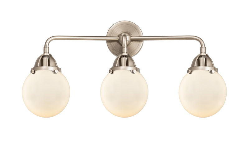 Innovations 288-3W-SN-G201-6-LED LED Bath Vanity, Brushed Satin Nickel