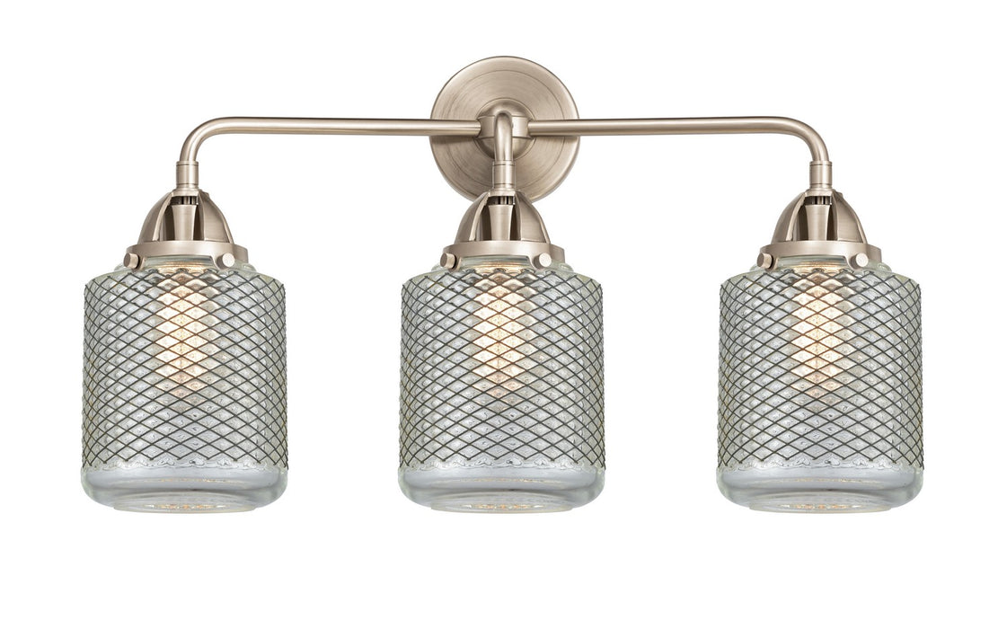 Innovations 288-3W-SN-G262 Three Light Bath Vanity, Brushed Satin Nickel