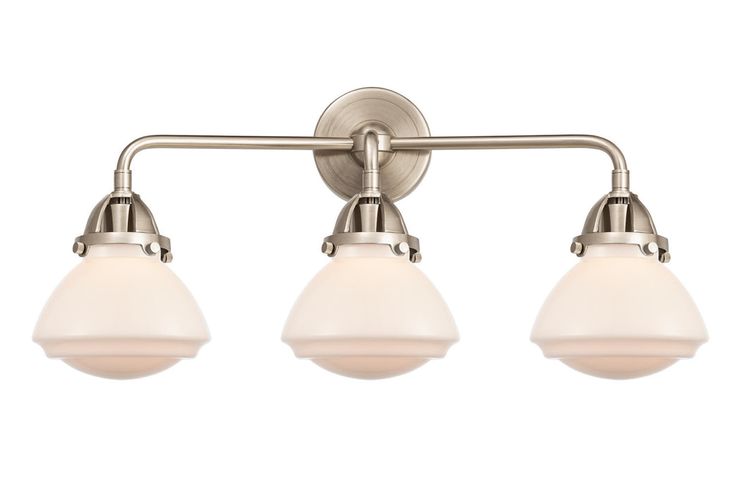 Innovations 288-3W-SN-G321 Three Light Bath Vanity, Brushed Satin Nickel
