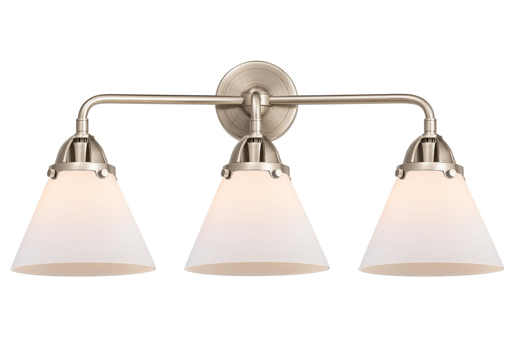 Innovations 288-3W-SN-G41 Three Light Bath Vanity, Brushed Satin Nickel