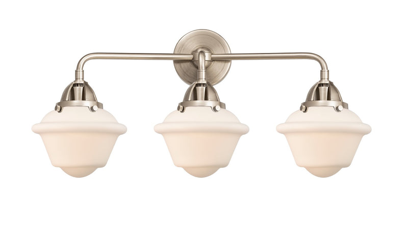 Innovations 288-3W-SN-G531 Three Light Bath Vanity, Brushed Satin Nickel