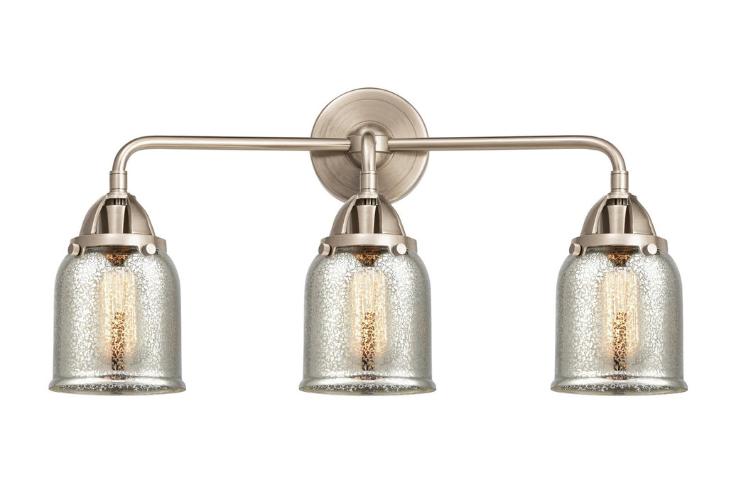 Innovations 288-3W-SN-G58 Three Light Bath Vanity, Brushed Satin Nickel