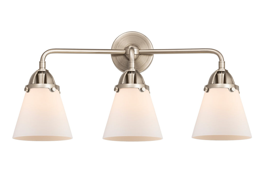 Innovations 288-3W-SN-G61 Three Light Bath Vanity, Brushed Satin Nickel