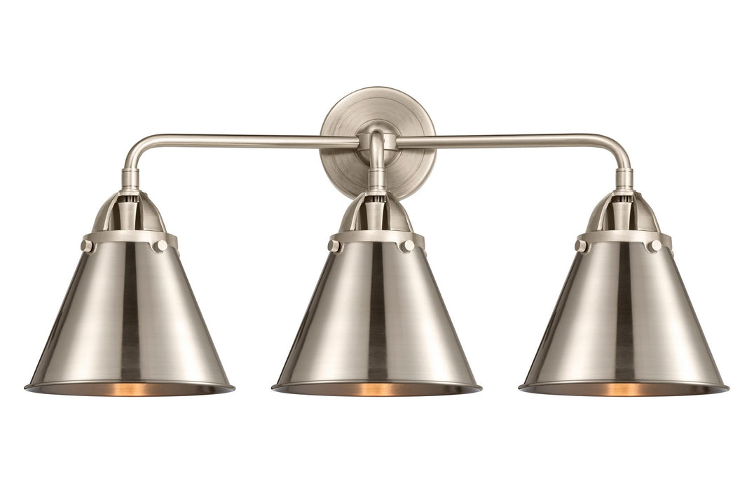 Innovations 288-3W-SN-M13-SN Three Light Bath Vanity, Brushed Satin Nickel