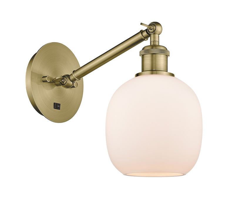 Innovations 317-1W-AB-G101-LED LED Wall Sconce, Antique Brass