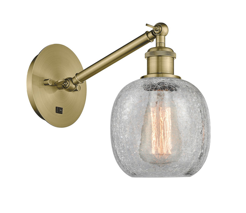 Innovations 317-1W-AB-G105 One Light Wall Sconce, Antique Brass