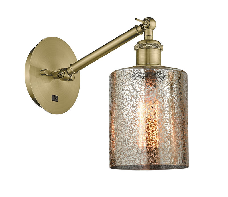 Innovations 317-1W-AB-G116 One Light Wall Sconce, Antique Brass