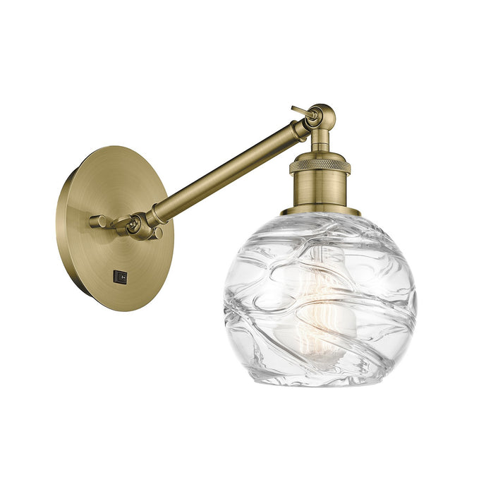 Innovations 317-1W-AB-G1213-6-LED LED Wall Sconce, Antique Brass
