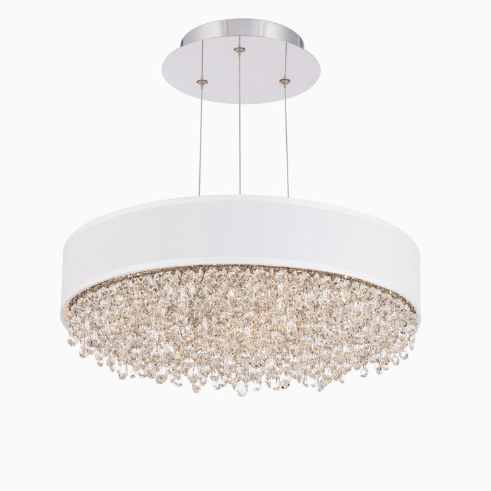 Schonbek S6319-401RS1 LED Pendant, Polished Stainless Steel