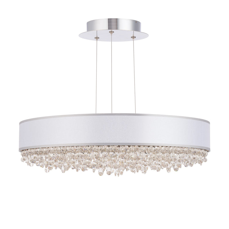 Schonbek S6324-401RS2 LED Pendant, Polished Stainless Steel