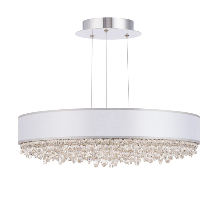 Schonbek S6324-401RS2 LED Pendant, Polished Stainless Steel