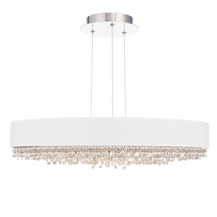 Schonbek S6329-401RW1 LED Pendant, Polished Stainless Steel